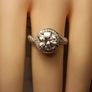 2.5 carat Moissanite Solitaire Ring with Accents Image 6