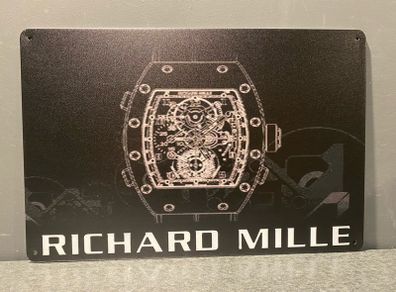 Richard Mille Tin Metal sign