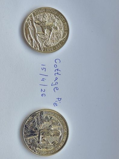 1 + 1 oz UK Silver Myths and Legends, Robin Hood & Maid Marian