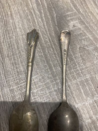Vintage teaspoons