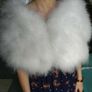 ostrich feather bridal shrug Image 2