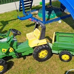 John Deer Childs tractor & trailer