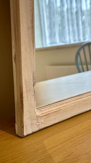 Wooden Gothic Mirror 100cm