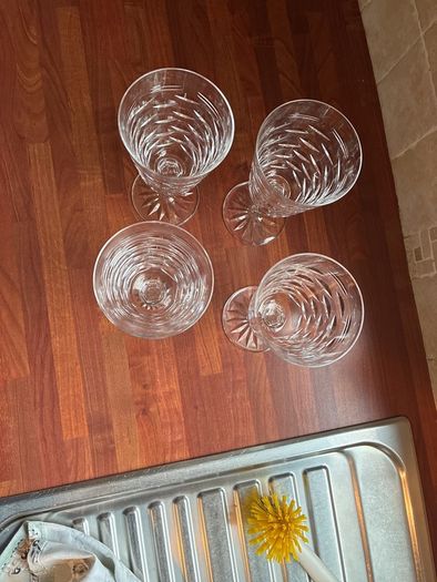 Waterford crystal wine glasses