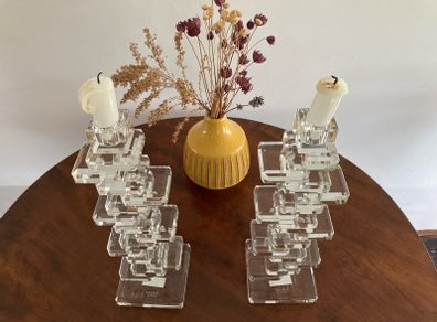 Galway crystal candleholders