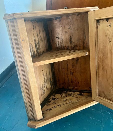 Antique Pine Corner press vernacular style provincial made in Ards Peninsula