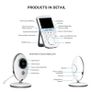 Video Baby Monitor with LCD Display, Digital Camera, Infrared Night Vision, Two Way Talk Back, Temperature Monitoring. Image 4