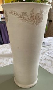 Ceramic Champagne Flower Vase