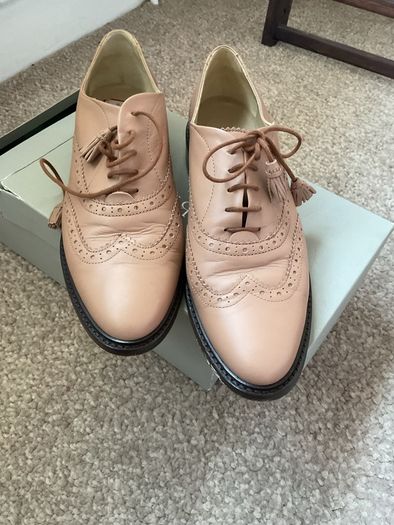 Hobbs leather soled brogues size 40