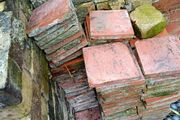 Original Victorian Terracotta indoor/outdoor tiles