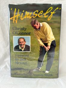 Christy O'Connor Snr SIGNED autobiography Golf Legend