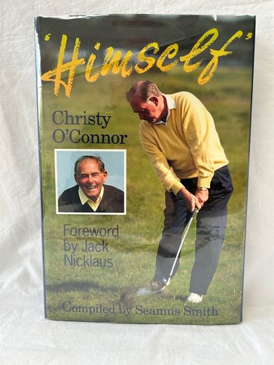 Christy O'Connor Snr SIGNED autobiography Golf Legend