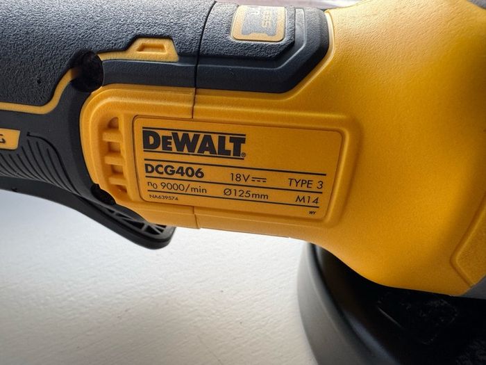 DeWalt 18V XR Brushless Angle Grinder