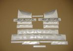 Honda Cbr 1000rr 2006 Black Sticker Set