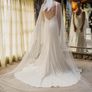 Love Story Bride - Olive Wedding Dress Cape Image 4