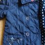 Padded Navy Coat.  Age 2-3 Image 3