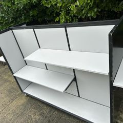 Shop Display Shelving Gondola On Wheels With Shelves