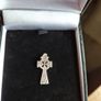 Silver toned Celtic Cross Pendant Image 2