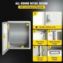 NEMA Steel Enclosure, 25x20x15 cm NEMA 4X Steel Electrical Box, IP66 Waterproof & Dustproof Image 5