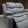 Valerie 3+2 Manual Leather Recliner Sofa Set Image 6