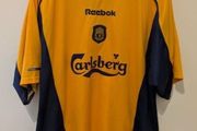 Authentic Liverpool 2000/01 away Reebol jersey shirt large mens