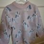 M&S Girls Fuzzy Unicorn Jumper 3-4 Years Image 4