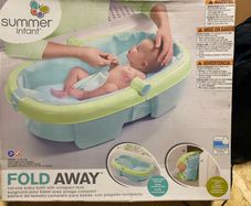 summer infant folding baby bath
