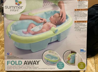 summer infant folding baby bath