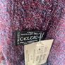 Kerry woollen mills Celtic oversized scarf in plum Image 4