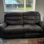 Grey recliner couch x2 Image 2