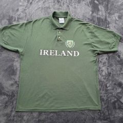 Vintage Ireland Rugby Polo Shirt Mens XL
