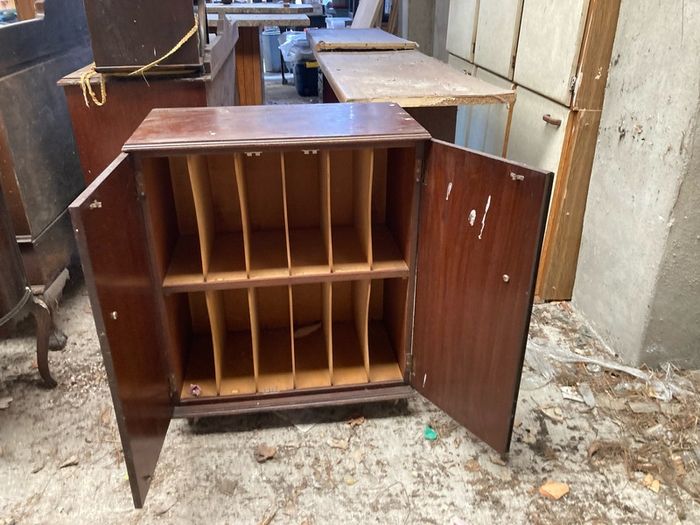 record cabinet