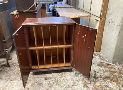 record cabinet