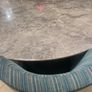 Grey marble dining table Image 3