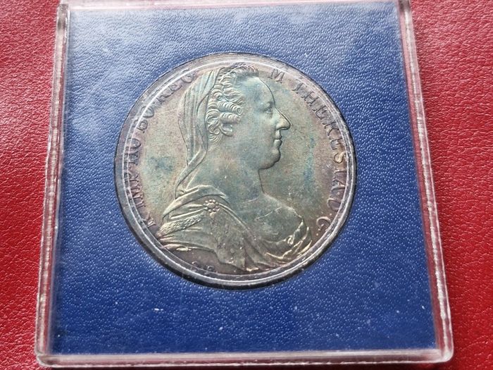 Austria  Silver 1 Thaler - Maria Theresia 1780 SF  Silver .833 Coin Restrike