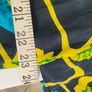vintage 70s 80s navy yellow print Short sleeve dress Image 8