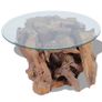 Coffee Table Solid Teak Driftwood 60 cm Image 6