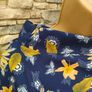 Handmade Navy Floral Summer Dress Medium Postage included Image 5