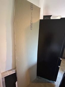 Half sheet of plasterboard