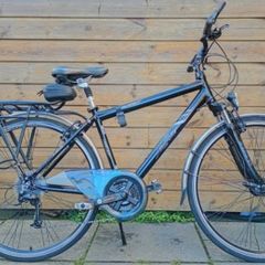 Women's Bike Raleigh Pioneer Jaguar Hybrid -black mudguards. Like new