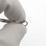 Vintage 925 Sterling Silver Signed Flame Teardrop Pendant Image 7