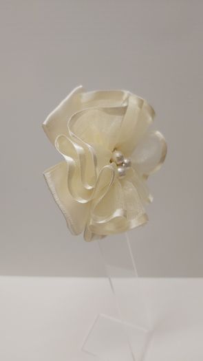 Ivory collection,  handmade hair clips