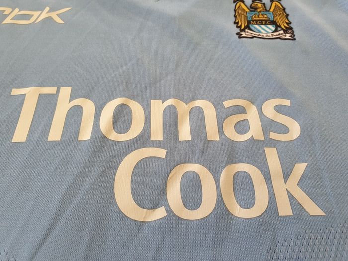 Manchester City Football Club Home Jersey 2006 to 2007 Childrens 11 to 12 Years Old