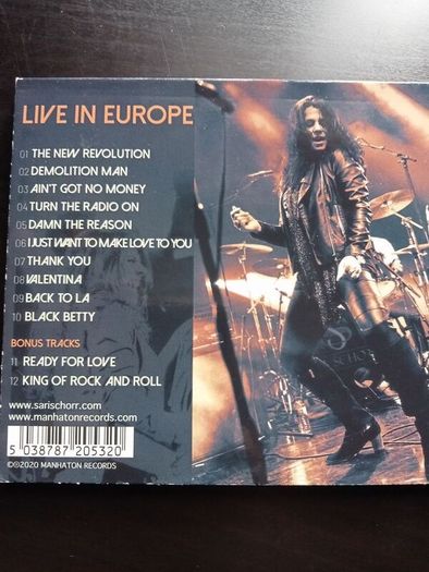Sari Schorr - Live in Europe CD