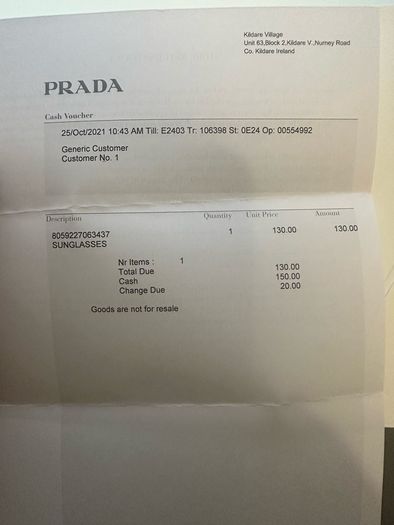 Prada sunglasses unisex