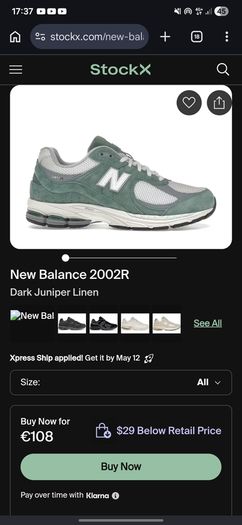 New Balance U2002 Dark Jupiter Linen