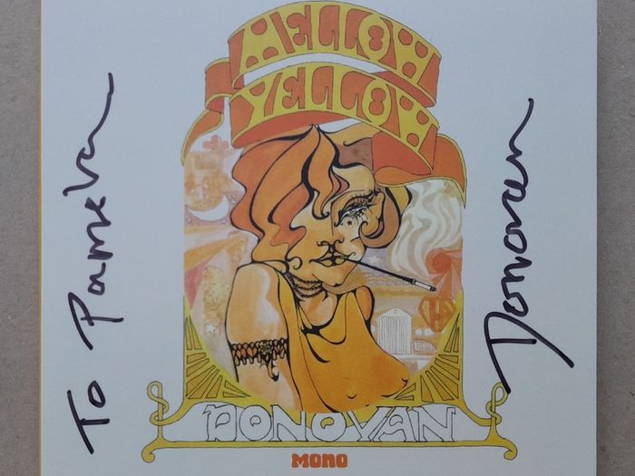 DONOVAN signed cd with exact proof signed To Pamela