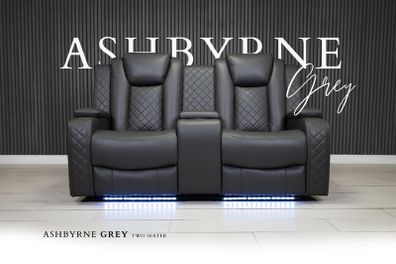 2 Seater Ashbyrne Electric Leather Recliner Sofa
