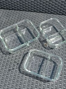 3 Glass Dishes, presume Pyrex