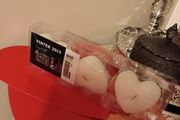 Heart shape candles